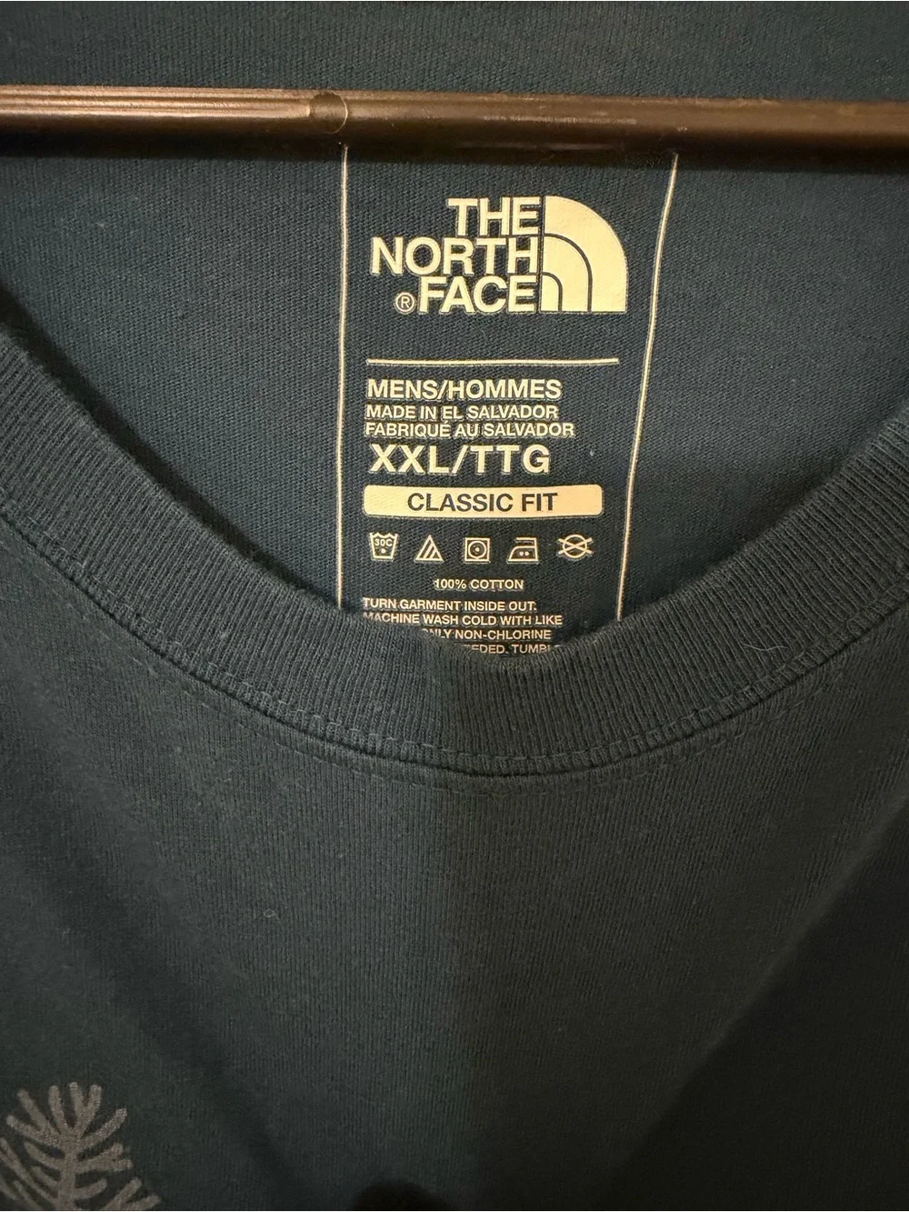 The North Face Men’s Long Sleeve Tee in Teal